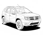 Coloriage et dessins gratuit Renault Duster à imprimer