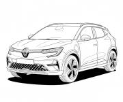 Coloriage et dessins gratuit Renault E-Tech à imprimer