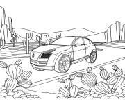 Coloriage Renault Egeus sur la route