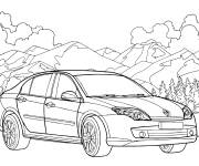 Coloriage Renault Laguna en plein air