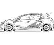 Coloriage Renault M&eacute;gane