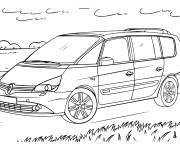 Coloriage Van Renault Espace