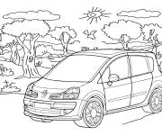 Coloriage Van Renault Grand Mod&egrave;le
