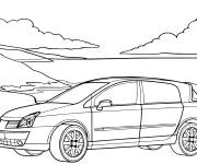 Coloriage et dessins gratuit Voiture Renault Vel Satis à imprimer