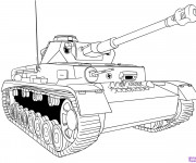 Coloriage En ligne Tank