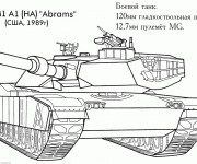 Coloriage Tank Abrams