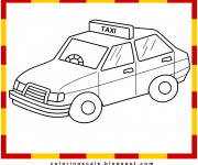 Coloriage Taxi 4