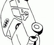 Coloriage Taxi pour gar&ccedil;on