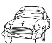 Coloriage Taxi sur ordinateur