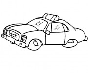 Coloriage V&eacute;hicule de Taxi