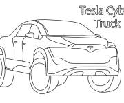 Coloriage et dessins gratuit Voiture &eacute;lectrique SUV à imprimer