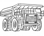 Coloriage Camion Tonka en ligne