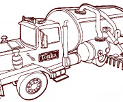 Coloriage tracteur Massey