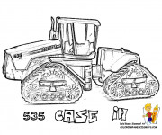 Coloriage Ensileuse r&eacute;aliste