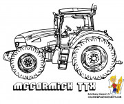 Coloriage Tracteur Maccormick