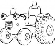 Coloriage Tracteur Tom