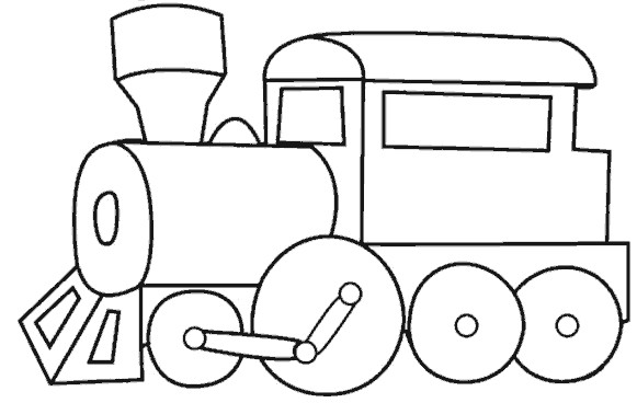 Coloriage Locomotive De Train En Ligne Dessin Gratuit à Imprimer