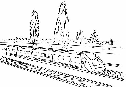 Coloriage Tgv / Ouigo  les différents moyens pour joindre son service