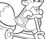 Coloriage La Trottinette Disney