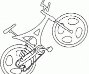 Coloriage Bicyclette de course