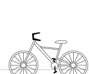 Coloriage Bicyclette en ligne