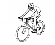 Coloriage Sport de Cyclisme