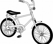 Coloriage Un petit V&eacute;lo en ligne