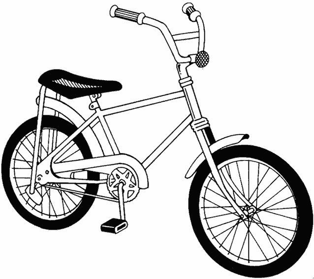Coloriage et dessins gratuits Un petit Vélo en ligne à imprimer