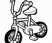 Coloriage Une petite Bicyclette