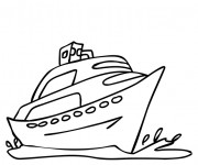 Coloriage Un Bateau