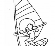 Coloriage Voilier Catamaran