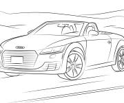 Coloriage Automobile de sport Audi TT
