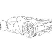 Coloriage Conception voiture de sport
