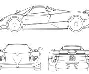 Coloriage Design du voiture de sport