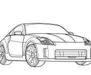 Coloriage Nissan 350z de sport
