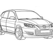 Coloriage Sport Mazda 3 MPS