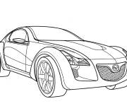 Coloriage Voiture de sport Mazda Kabura
