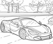 Coloriage Voiture de sport McLaren