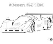 Coloriage Voiture de sport Nissan R91ck
