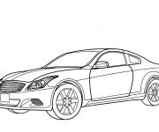 Coloriage Voiture de sport Nissan Skyline