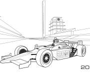 Coloriage Voiture F1 Honda Bsa 201