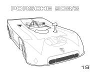 Coloriage Voiture sport puissante Porche 908 3