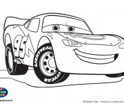 Coloriage et dessins gratuit Auto Flash Mcqueen à imprimer