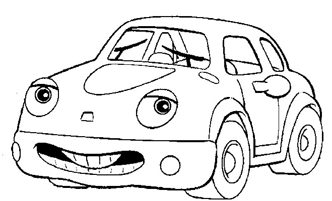 Coloriage Voiture Enfant 12 dessin gratuit à imprimer