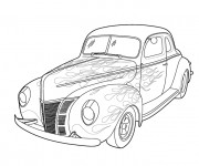 Coloriage Ancienne Voiture Tuning