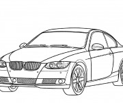 Coloriage et dessins gratuit Auto BMW M3 à imprimer