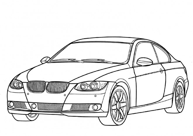 Coloriage et dessins gratuits Auto BMW M3 à imprimer
