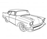 Coloriage Voiture Chevrolet classique