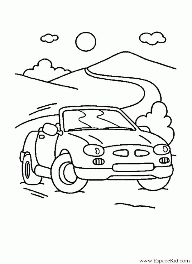 Coloriage A Imprimer Gratuit Voiture