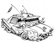 Coloriage Voiture passe partout
